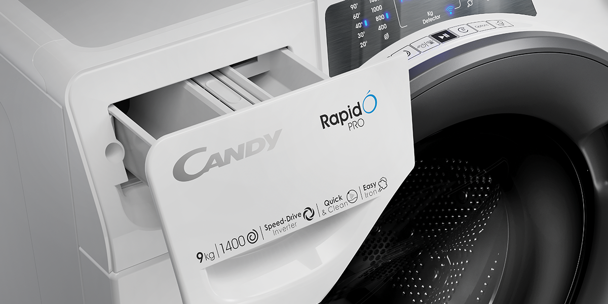 Test Lave-linge Candy Rapido Pro 496BWMBCB : SOS rinçage - Les