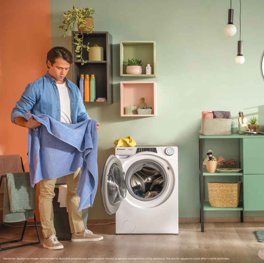 Cómo separar las prendas en la lavadora con la función Snap&Wash de Candy RapidO' 