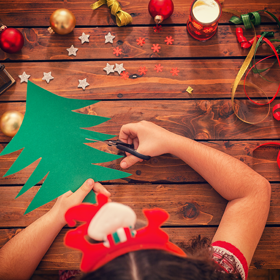 Petits travaux de Noël pour les enfants : quelques idées